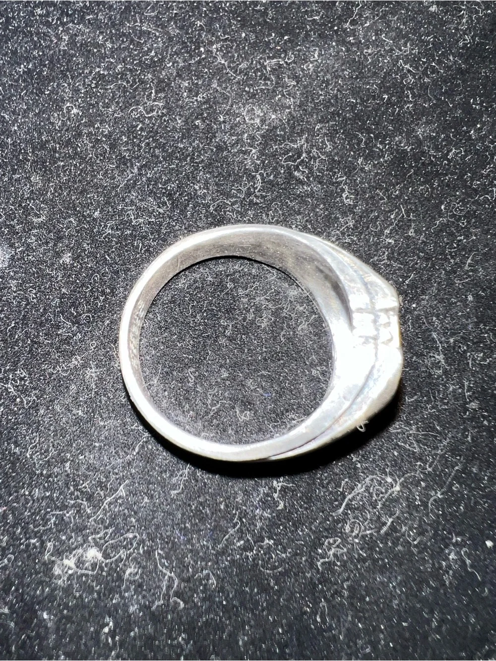 925 Sterling Silver Men's Signet Ring - signed solid HEAVY